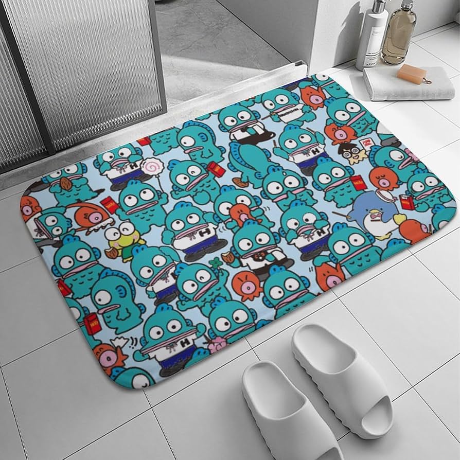 Amazon | ハンギョドン 玄関マット かわいい キッチンマット おしゃれ